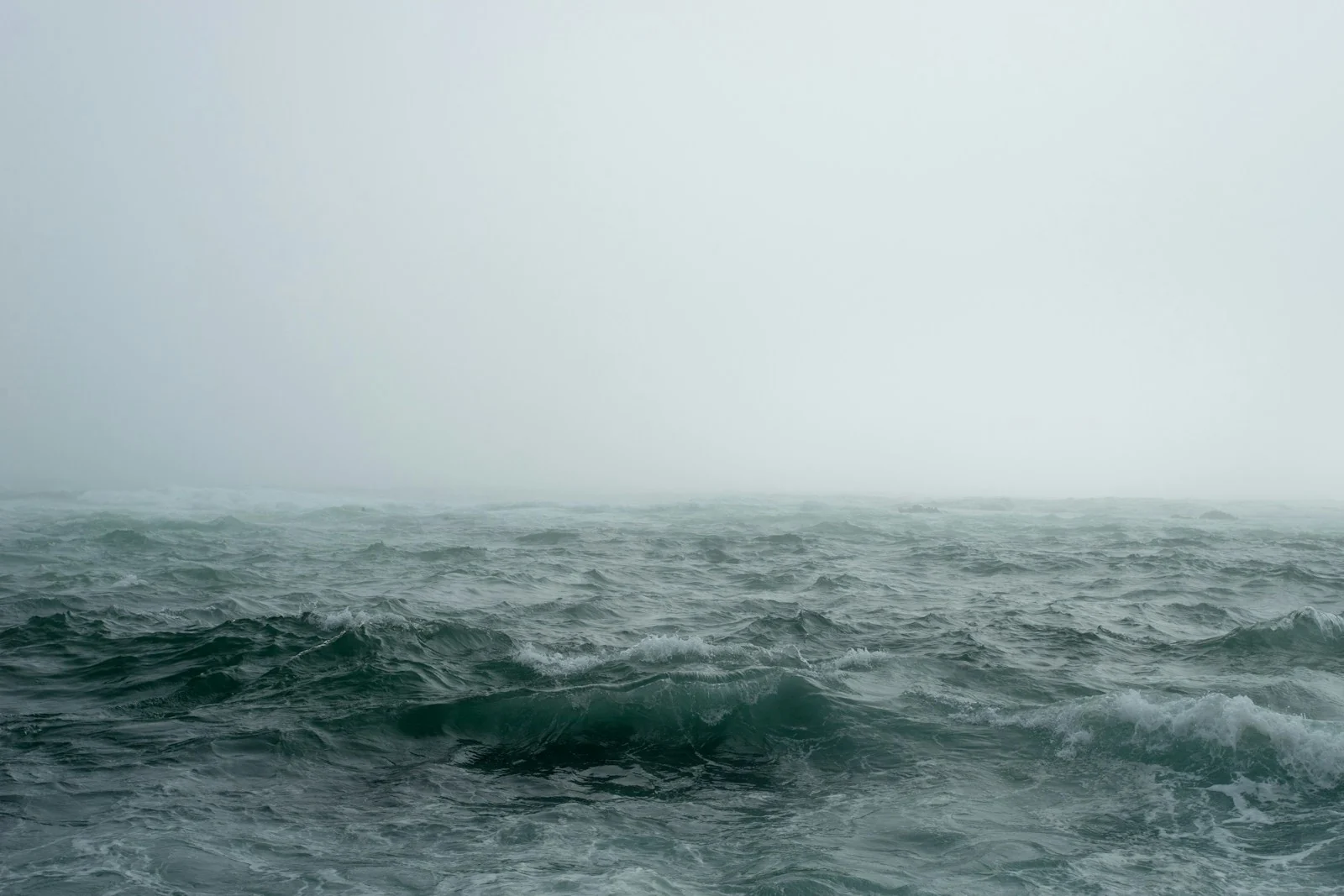 Misty ocean conditions during the Mentawai off-season