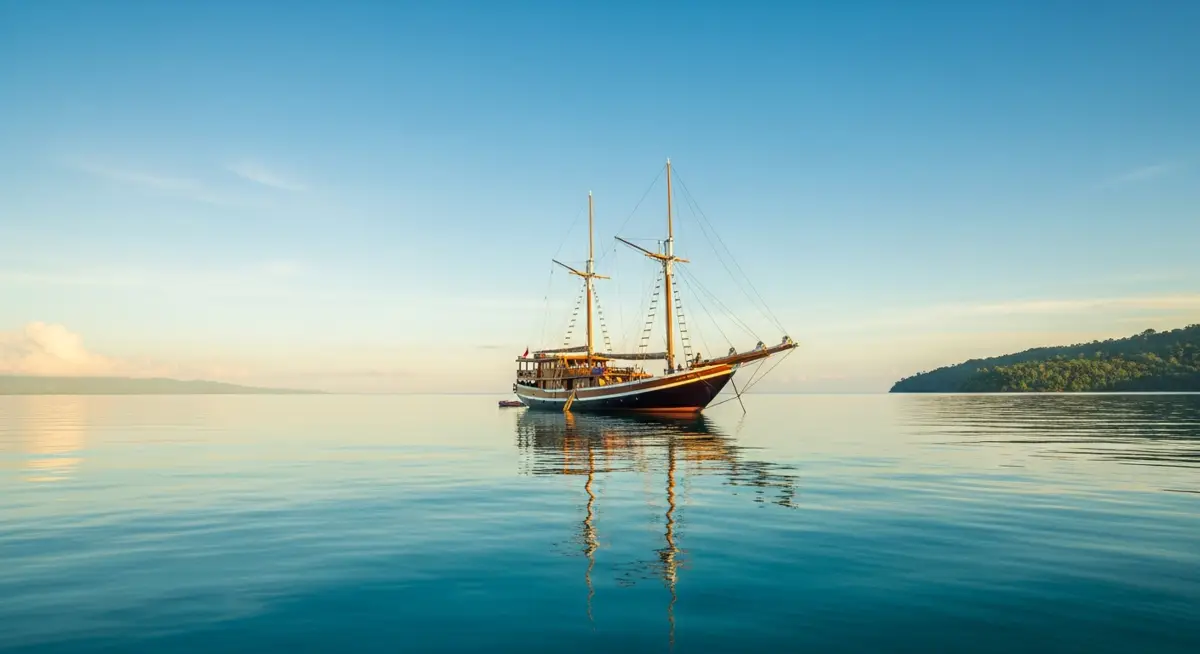 Mentawaisurfholiday in Mentawai Islands — a traditional Indonesian phinisi sailing schoone